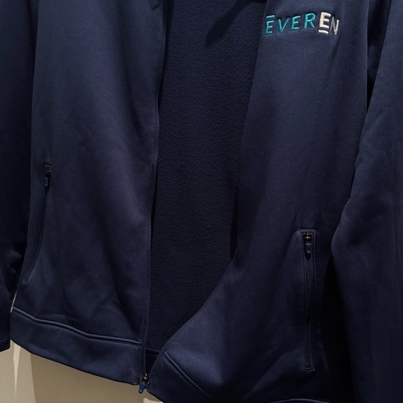 Everen Insurance Nike Navy Blue Full-Zip Jacket Size M - Picture 6 of 8